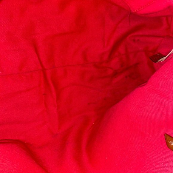 [Dooney & Bourke] Marigold Orange Nylon Domed Shoulder Satchel Handbag - Picture 12 of 12